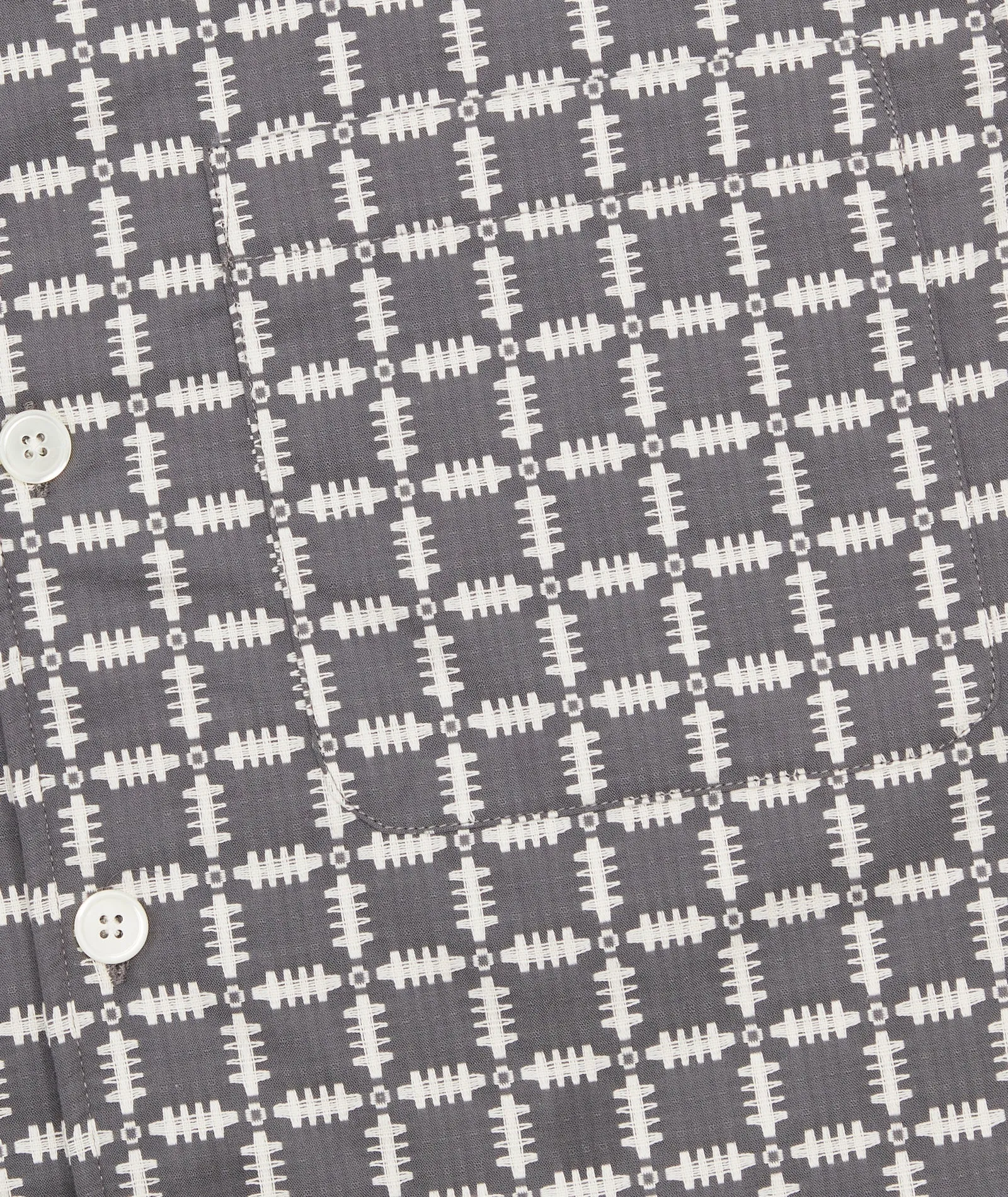 Camp Collar Shirt - Grey