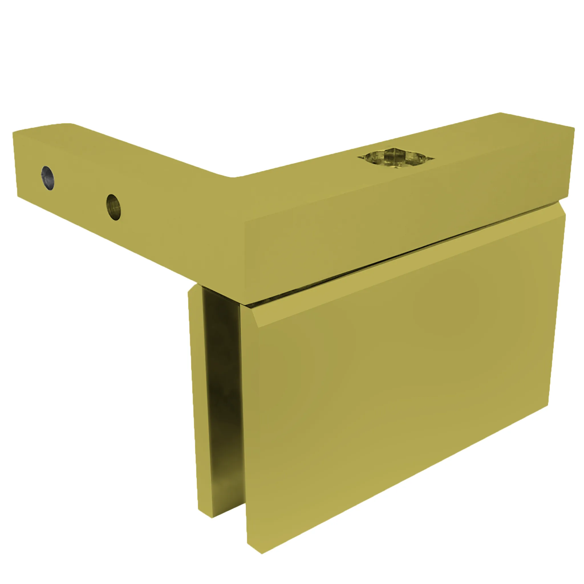 [CARA05L] GGH Cara Series - Square - Top or Bottom Pivot, Offset (Left) (CH, BN, MB)