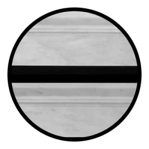 Carrara Marble Italian White Bianco Carrera 3/4" Baseboard Molding Polished