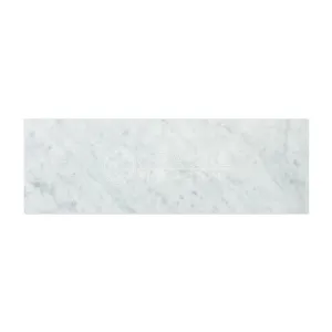 Carrara White Italian (Bianco Carrara) Marble 4 X 12 Field Tile, Polished