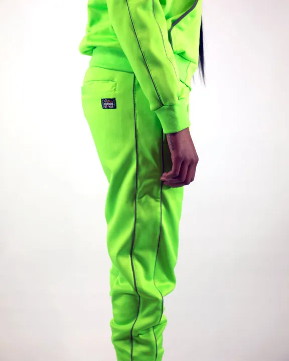 Caution Green Worldwide Reflective Sweat Pant