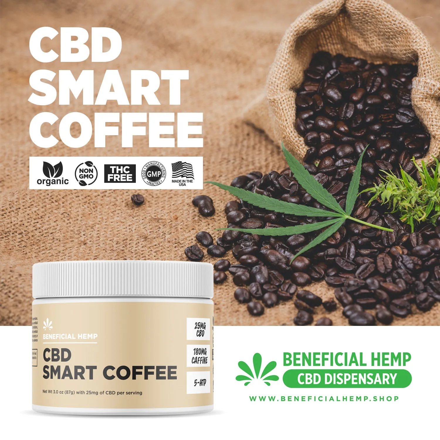 CBD Smart Coffee 750MG