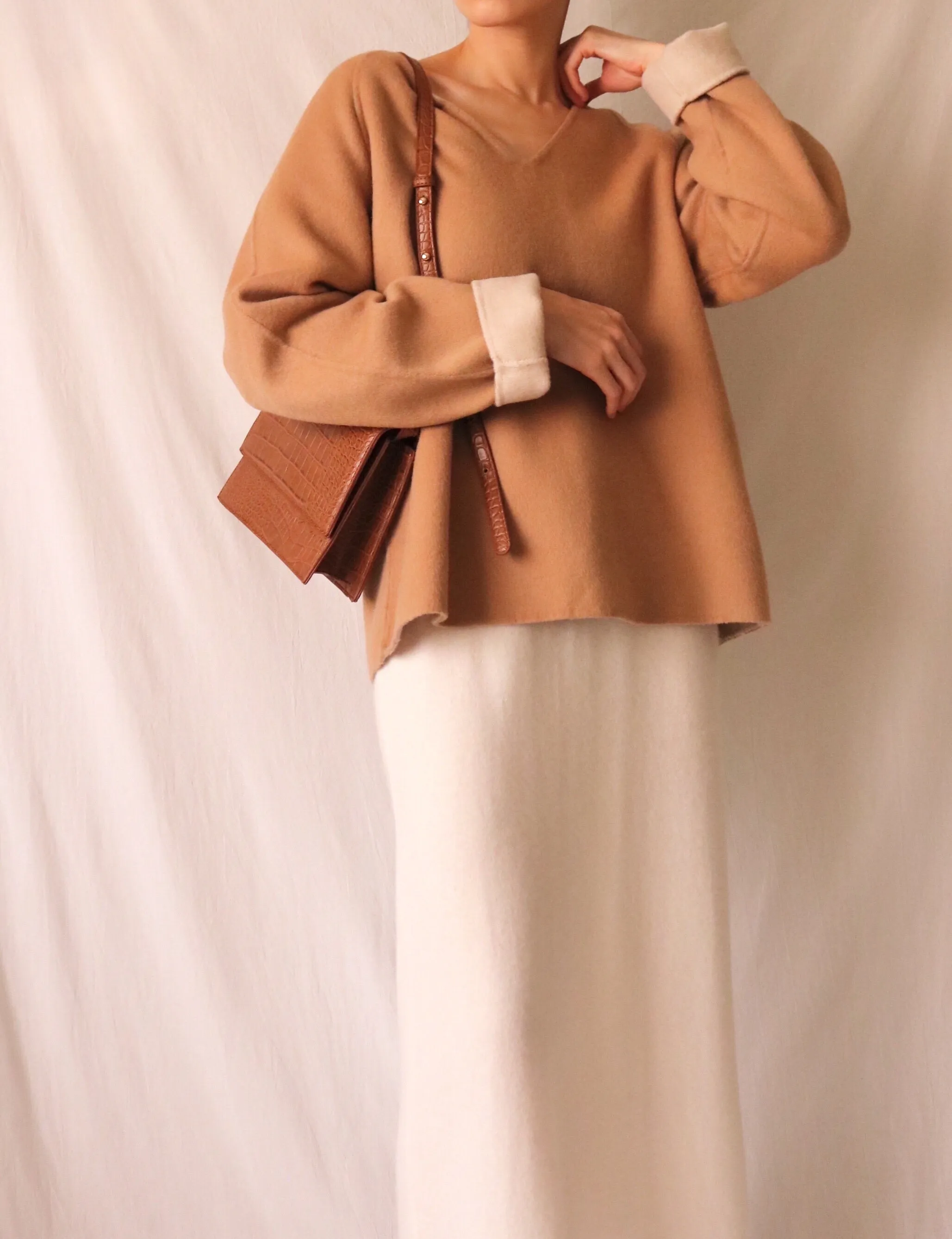 Cecile Sweater {100% handsewn,reversible}