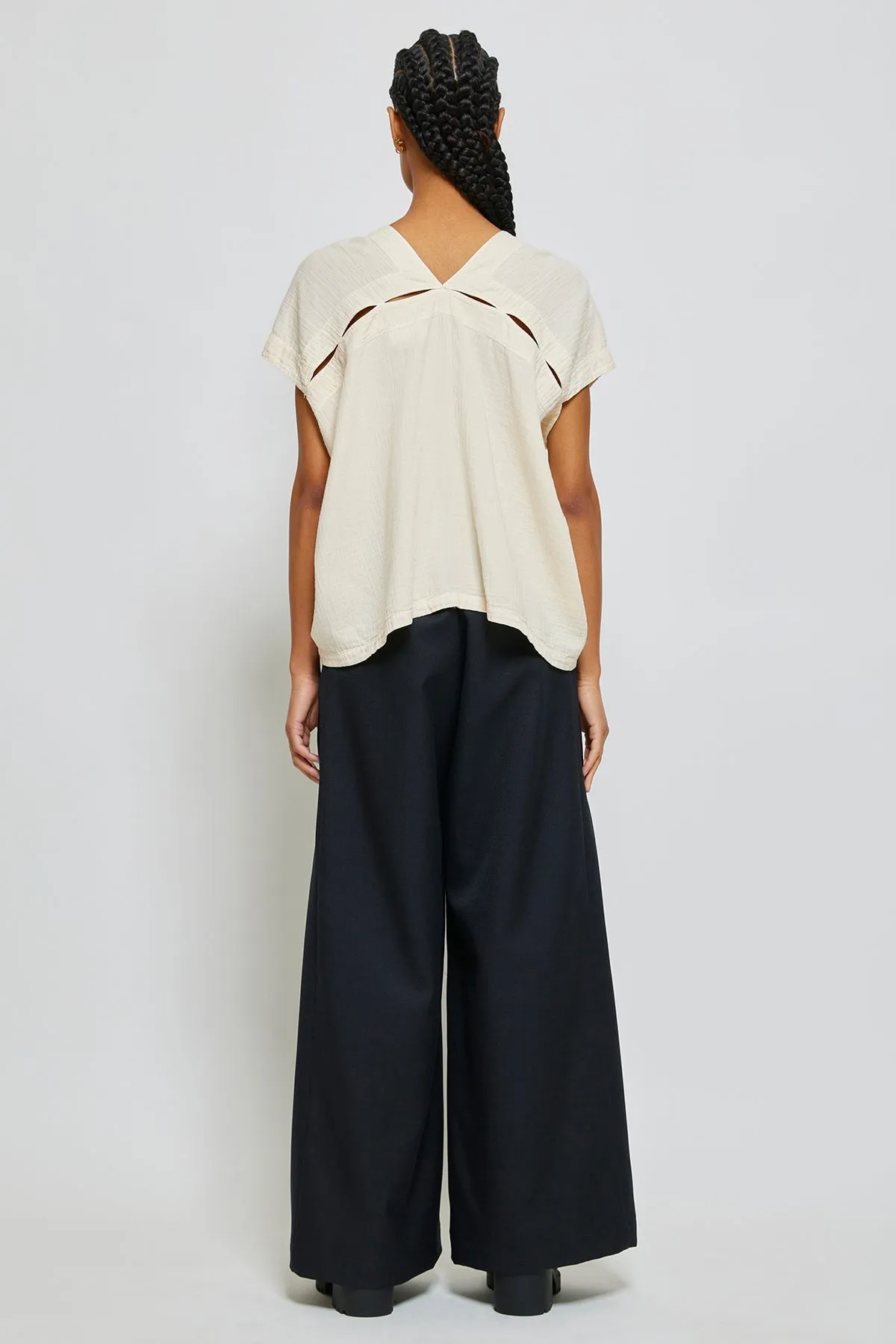 Celeste Top in Crinkled Cotton, Core Colors
