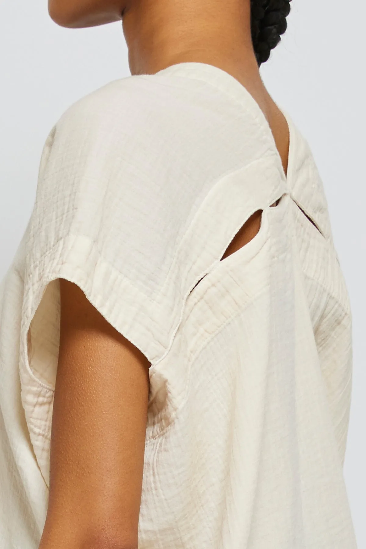 Celeste Top in Crinkled Cotton, Core Colors
