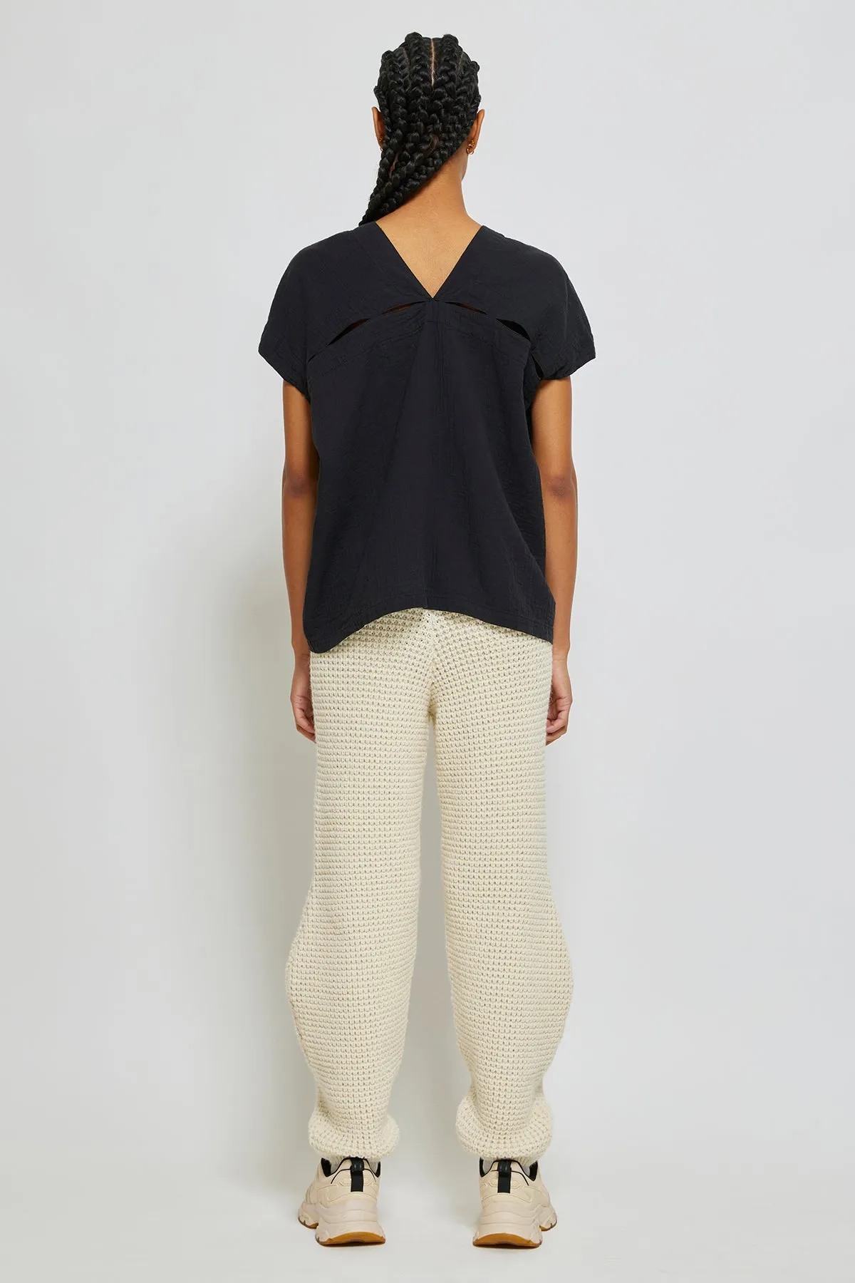 Celeste Top in Crinkled Cotton, Core Colors