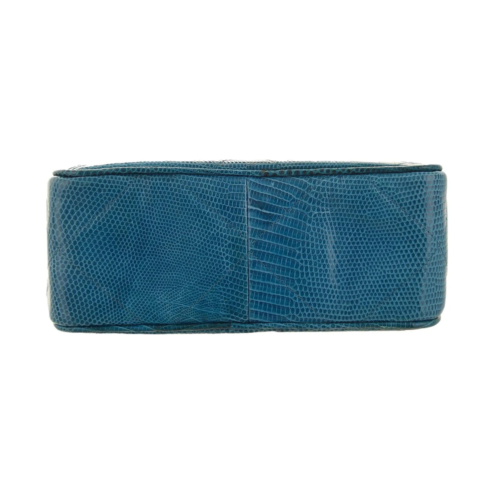 Chanel Bright Blue Lizard Tassel Bag
