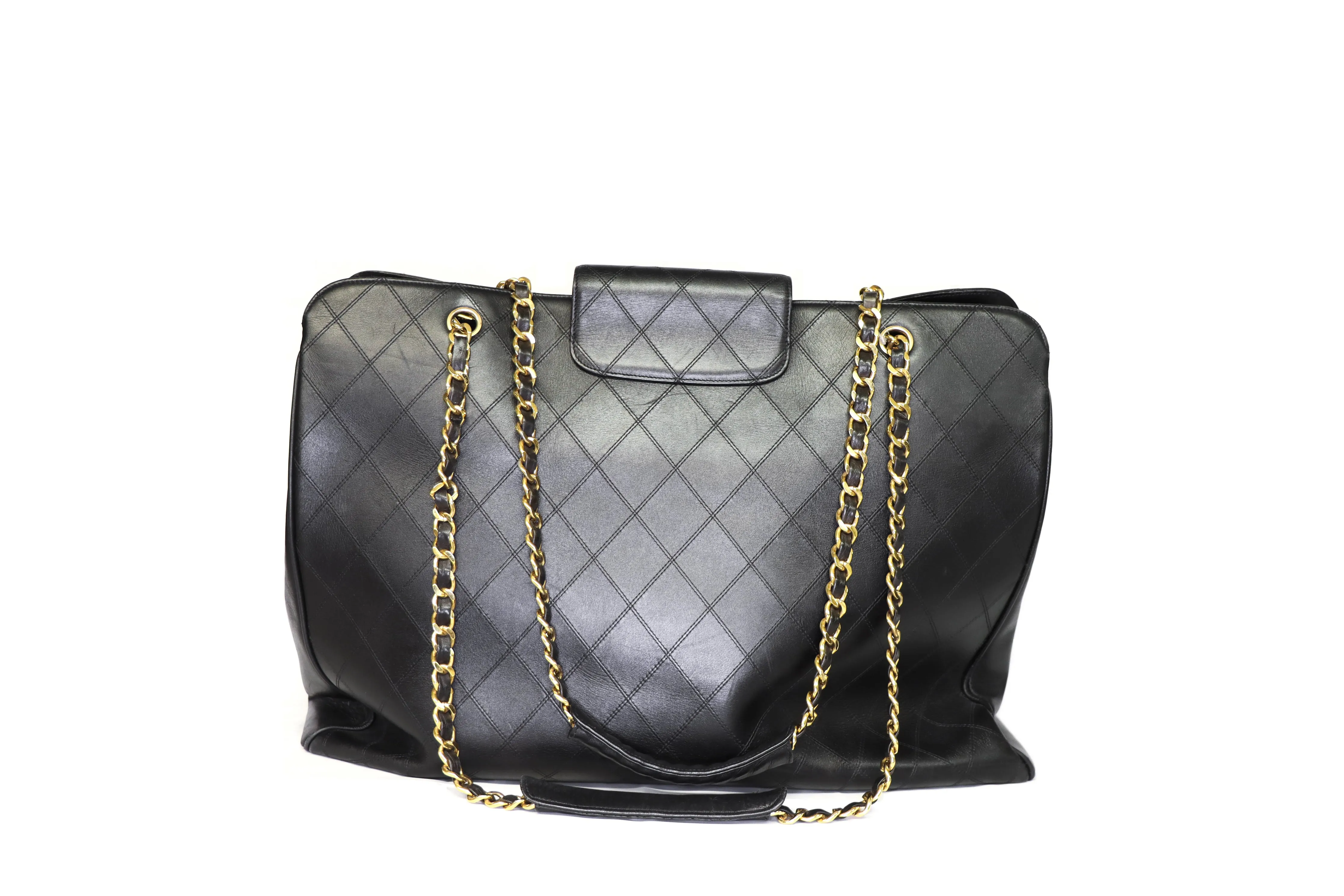 Chanel Lambskin Weekender Tote