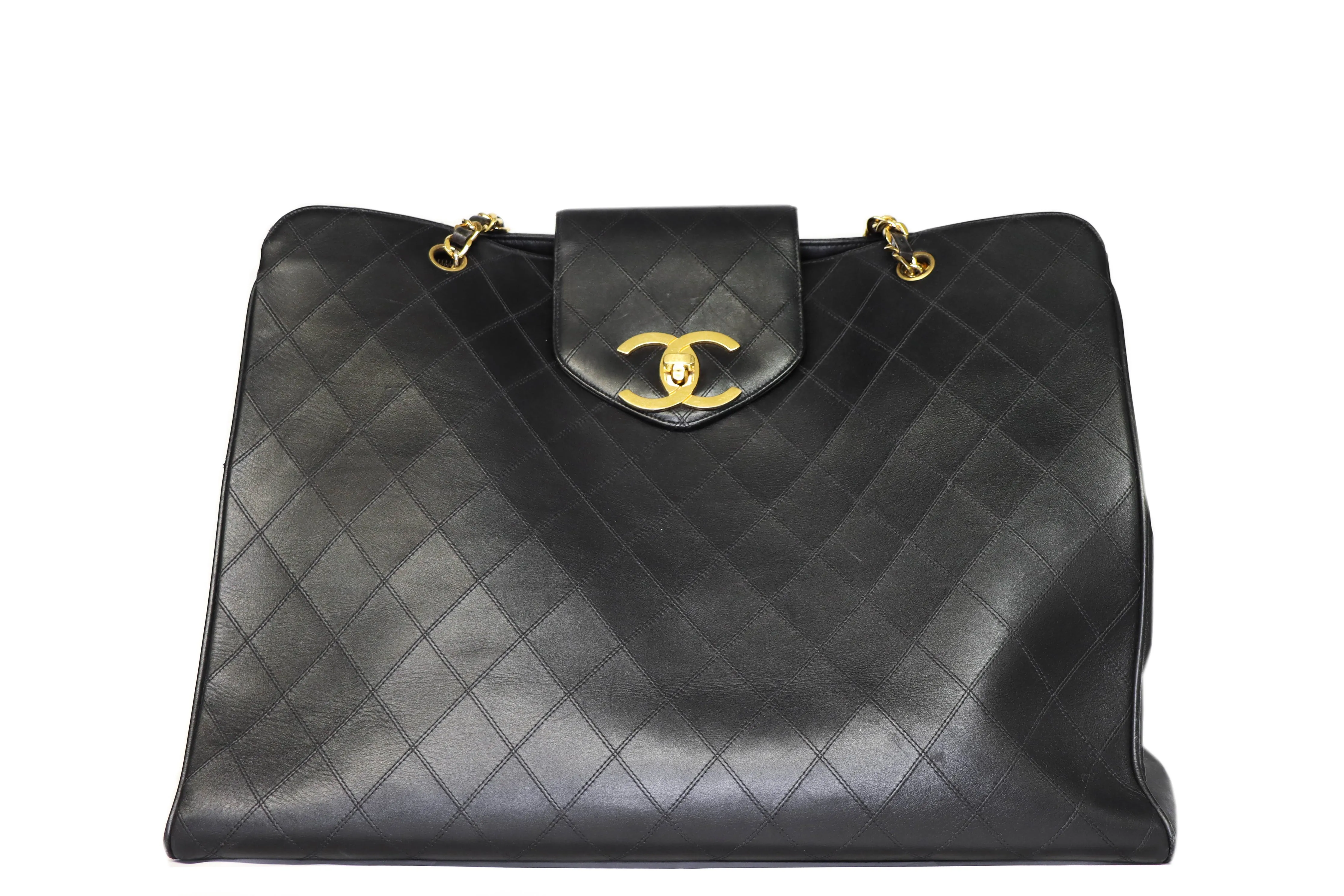 Chanel Lambskin Weekender Tote