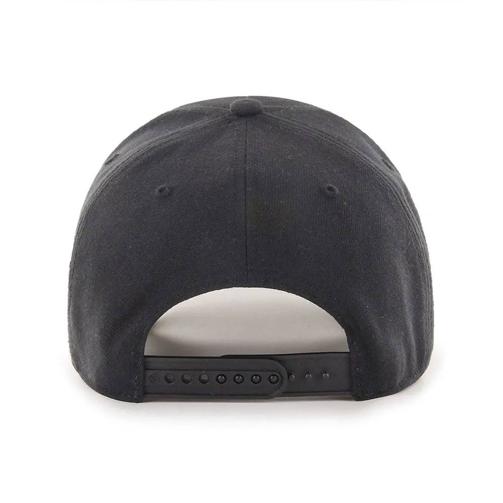 Chicago Blackhawks Black/White '47 MVP DT SNAPBACK