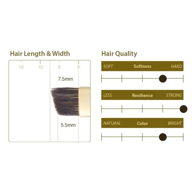 Chikuhodo GSN-12 Eyebrow Brush, GSN Series