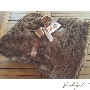 CHOCOLATE BELLA COUTURE THROW