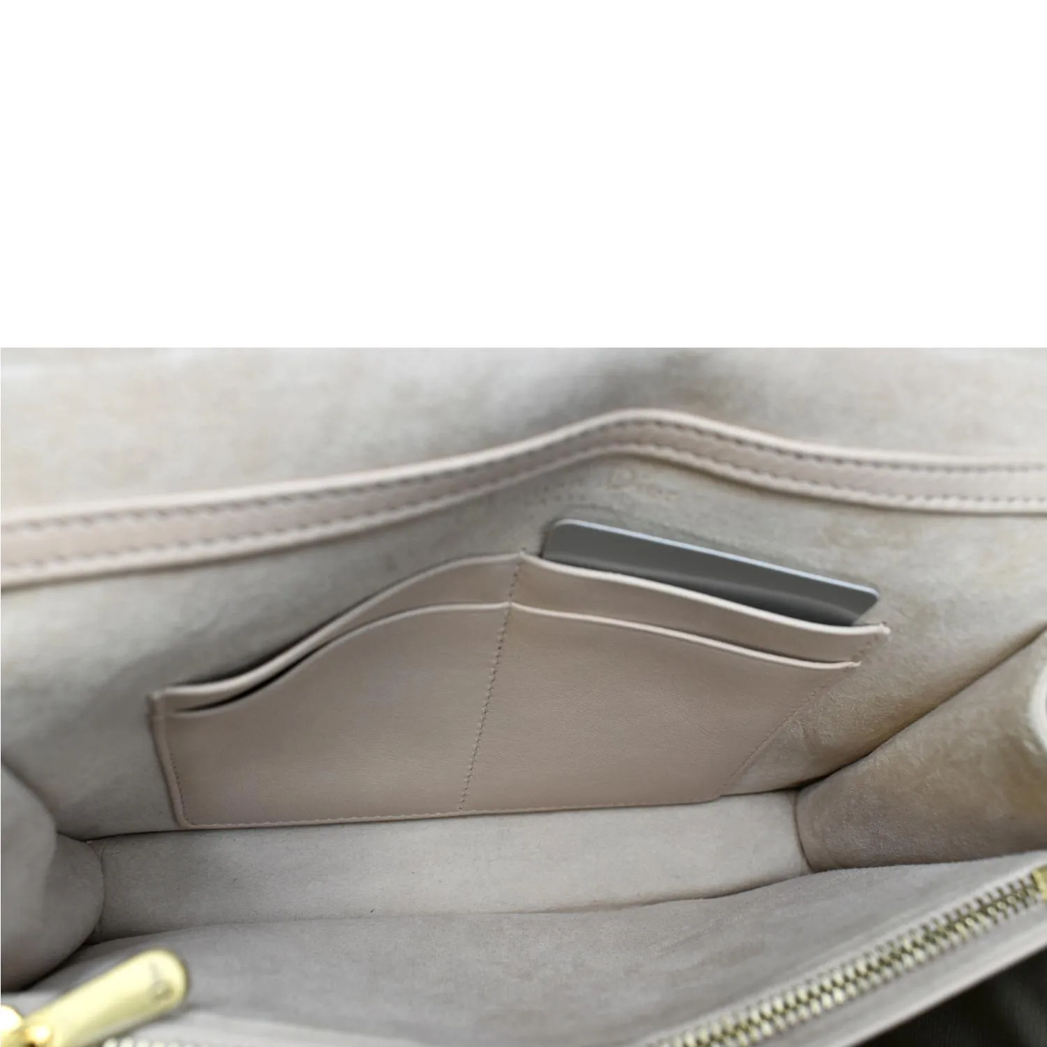 CHRISTIAN DIOR Dioraddict Quilted Lambskin Leather Crossbody Bag Dusty Pink