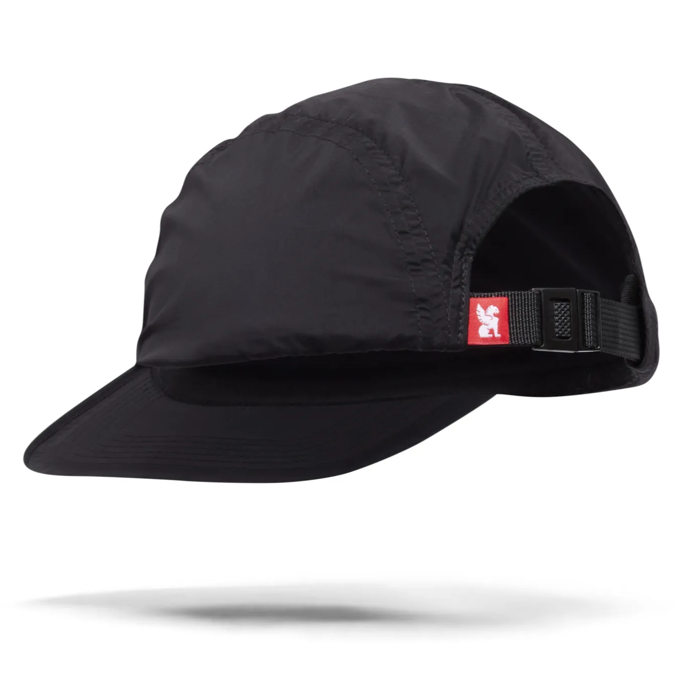 Chrome 5 Panel Hat - Black