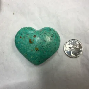 Chrysocolla Hearts
