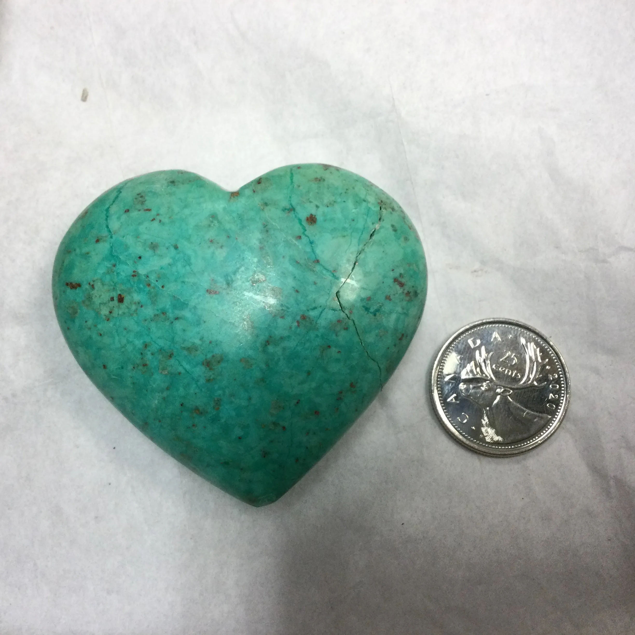 Chrysocolla Hearts