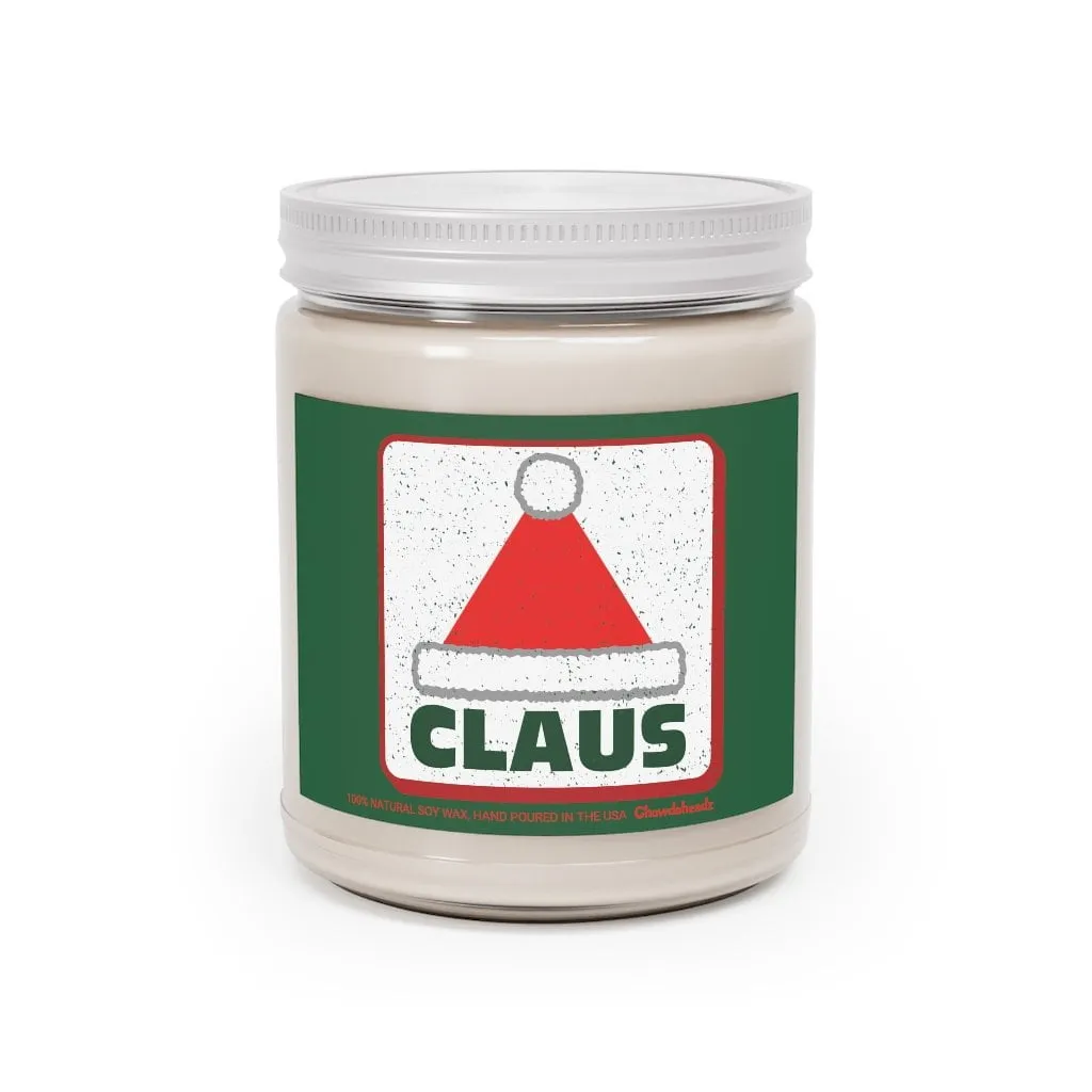 CLAUS Santa Hat Sign 9oz Candle