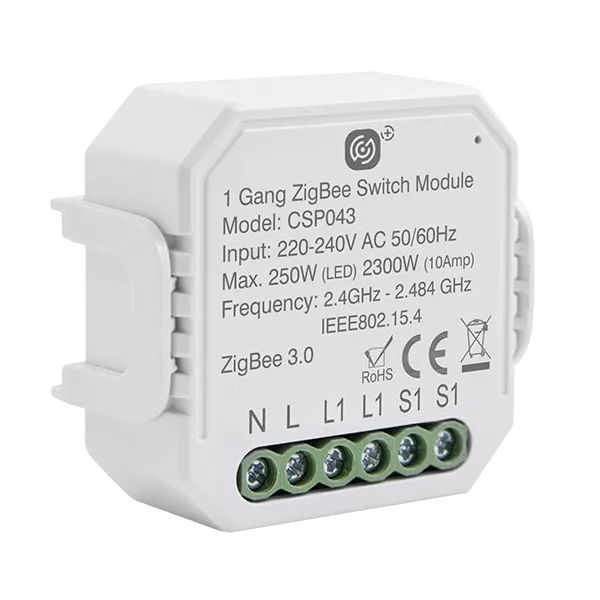 Click CSP043 Smart Plus 10A 1 Gang Smart Switching Receiver