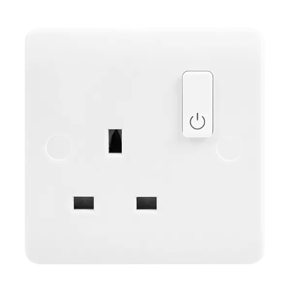 Click Mode CMA30035 White Moulded 13A 1 Gang Zigbee Smart Switched Socket Outlet