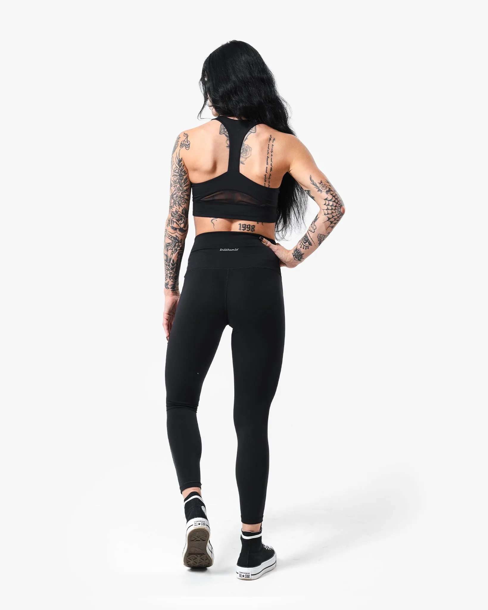 Core Script Bra - Black