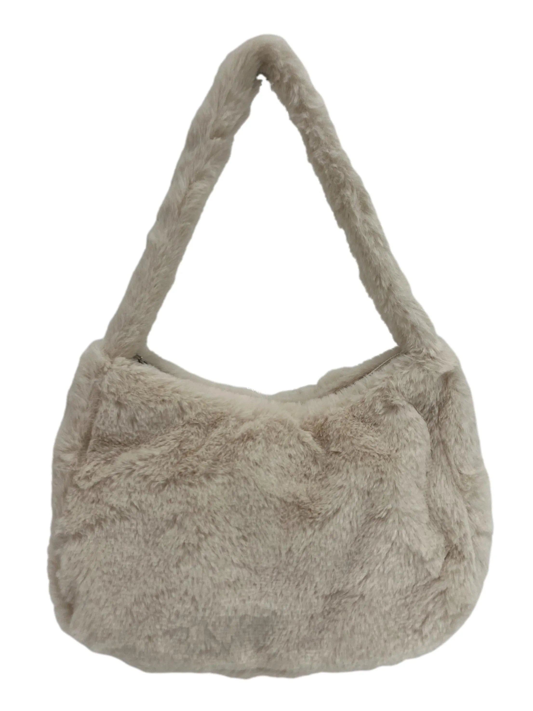 Cream Maomao Furry Bag