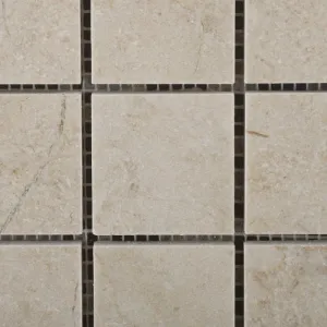 Crema Marfil Marble 2 X 2 Polished Mosaic Tile - Lot of 50 sq. ft.