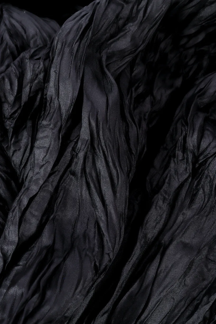 Crinkle Pleat Turtleneck Top