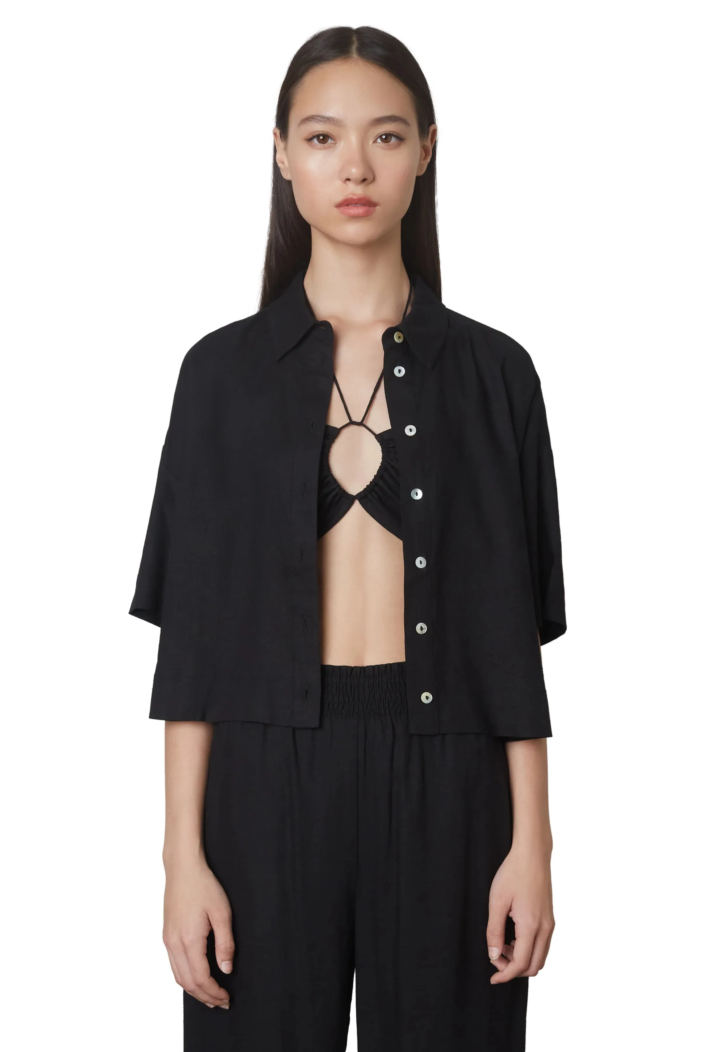 Cropped Boxy Shirt