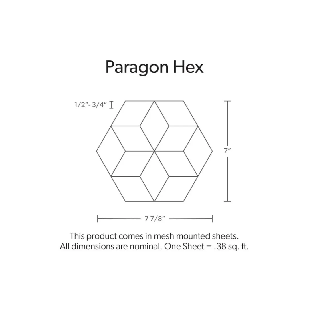 CRYSTAL WHITE, PARAGON HEX