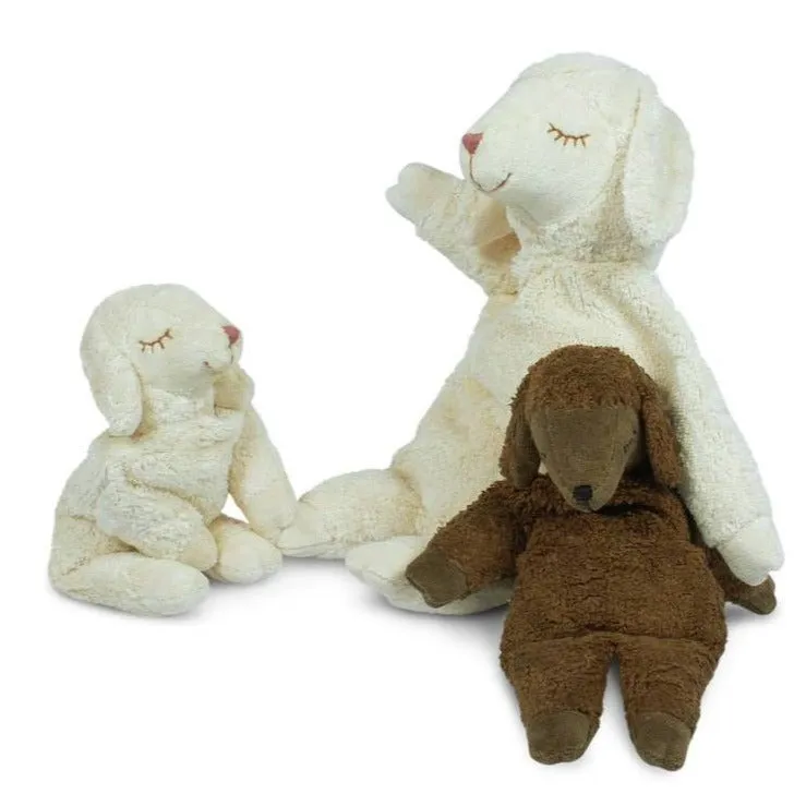 Cuddly Animal White Sheep - Small