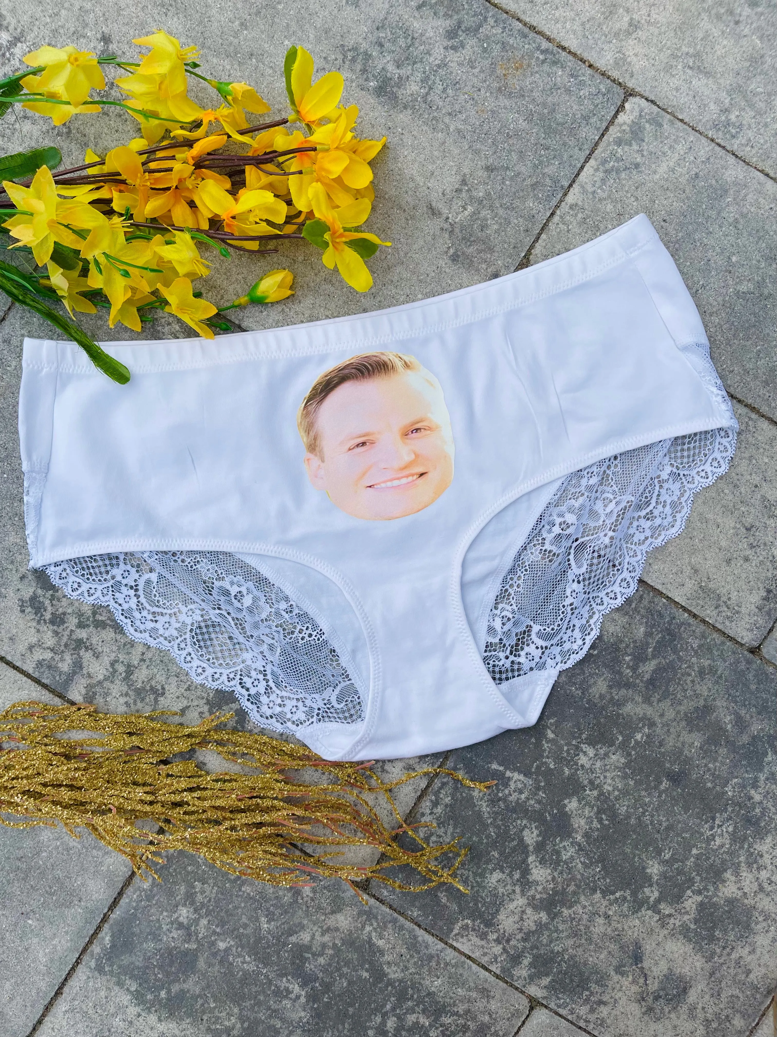 Custom Photo Underwear / Panties for any Bride, Wife, Anniversary, Birthday, or Funny Gift