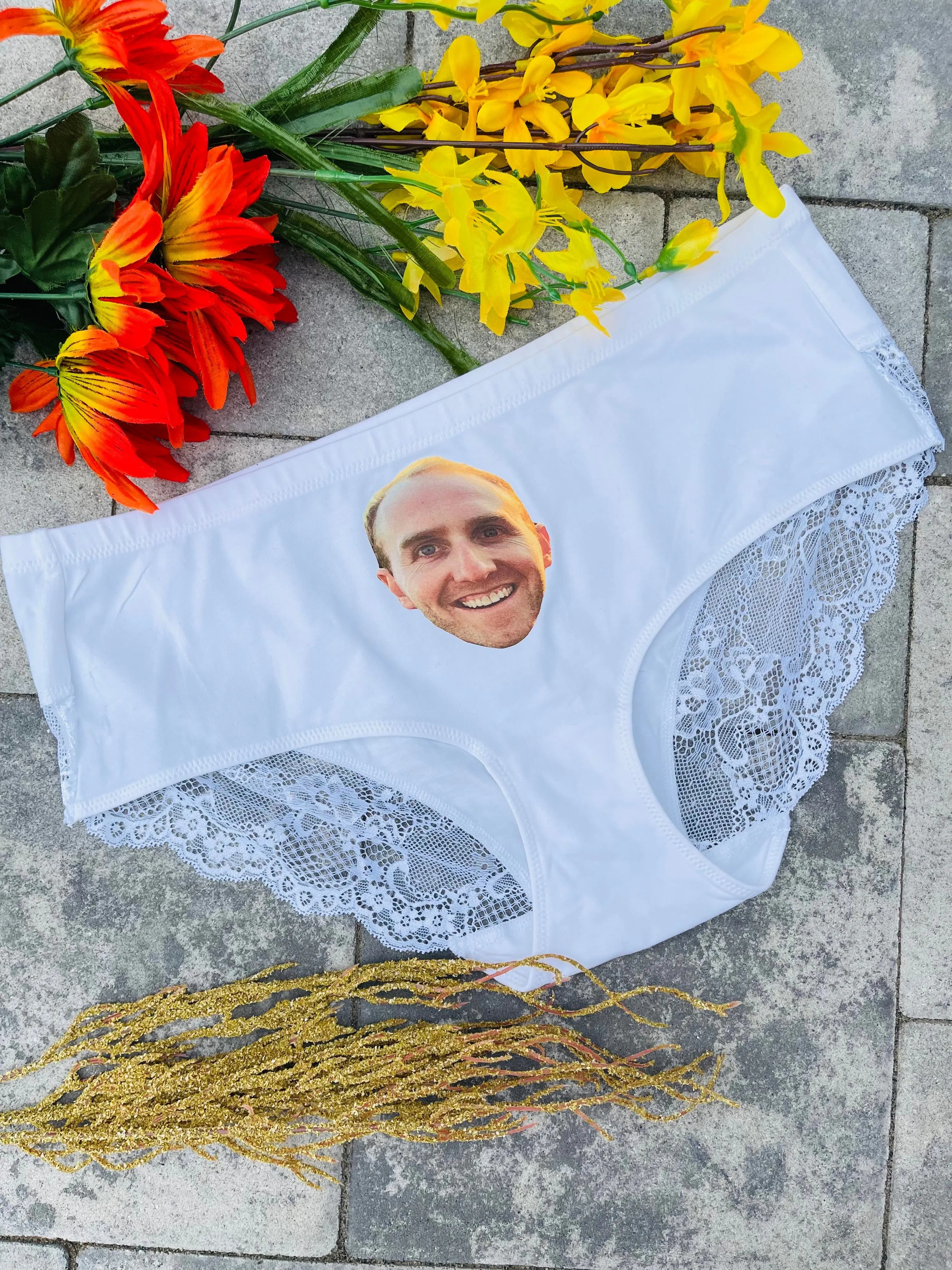 Custom Photo Underwear / Panties for any Bride, Wife, Anniversary, Birthday, or Funny Gift