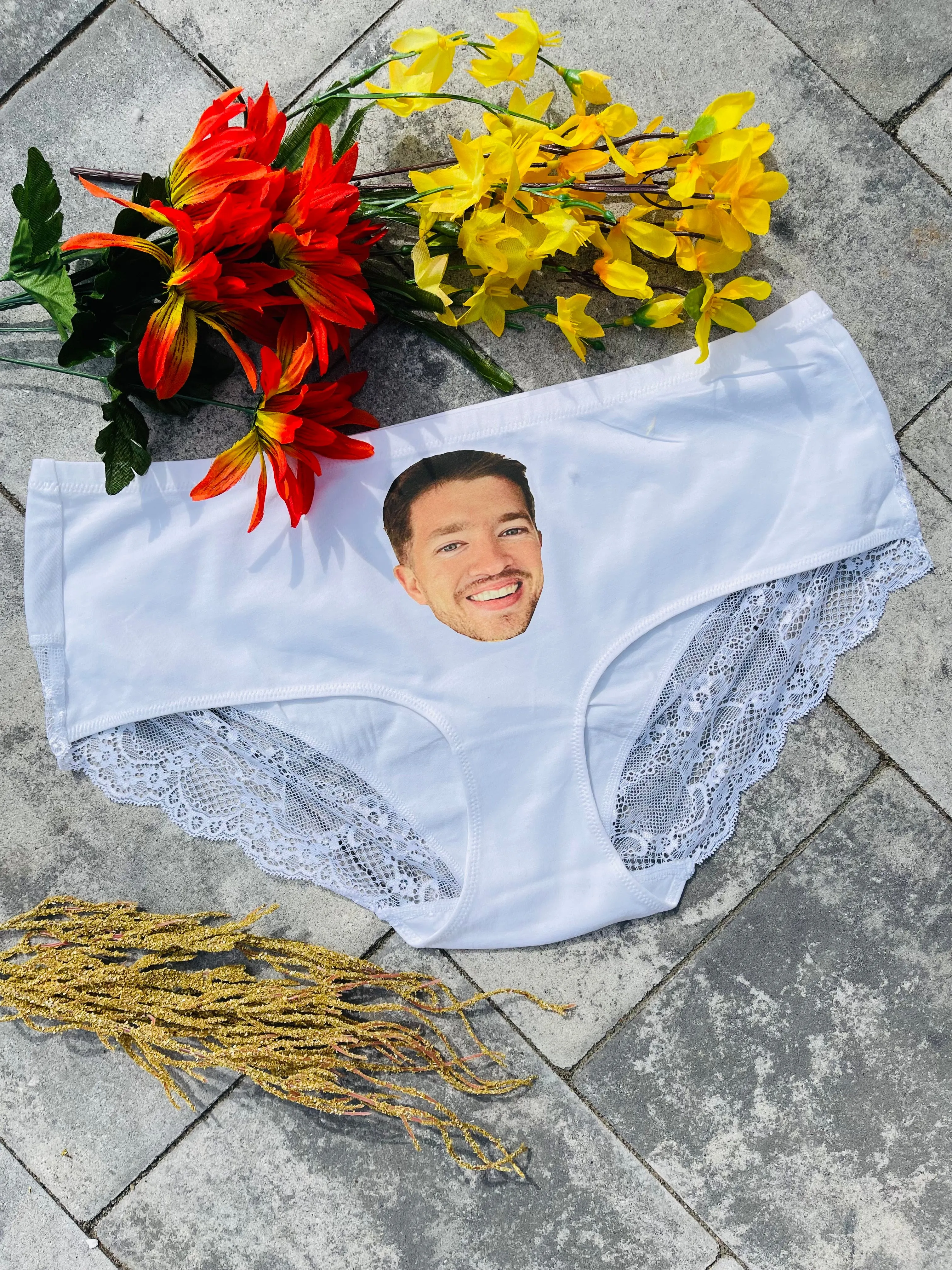 Custom Photo Underwear / Panties for any Bride, Wife, Anniversary, Birthday, or Funny Gift