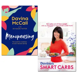 Davina McCall Collection 2 Books Set (Menopausing, Davina's Smart Carbs)