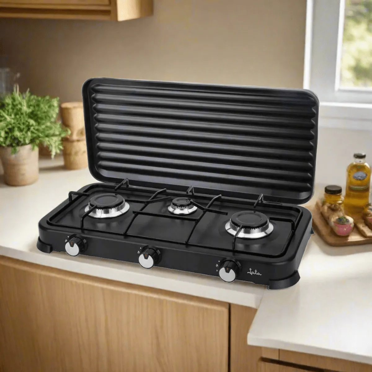 Decakila Triple Burner Gas Stove - KMGS009B