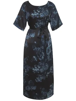 DENIM BLOOM SHIRT DRESS