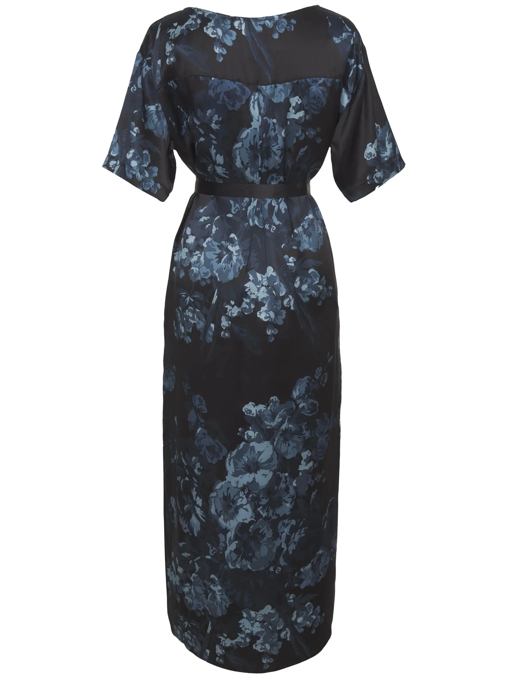DENIM BLOOM SHIRT DRESS