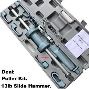 DENT PULLER KIT 13 LB SLIDING HAMMER - NEW IN CASE.