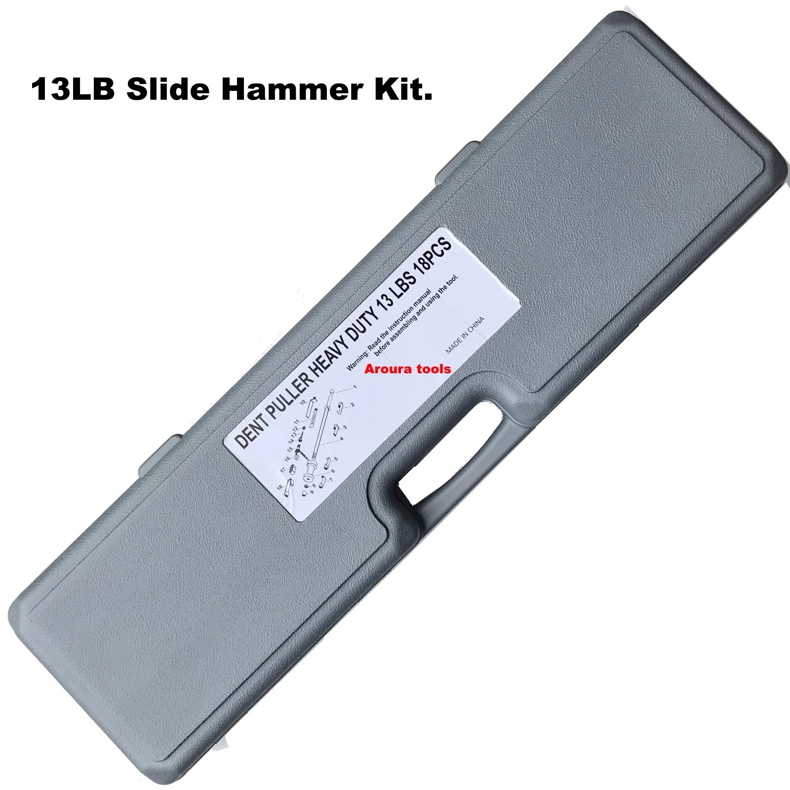 DENT PULLER KIT 13 LB SLIDING HAMMER - NEW IN CASE.