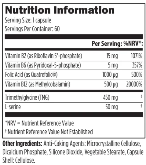 Designs For Health H-Cysteine Supreme 60's (Formerly Homocysteine Supreme)