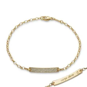 DIAMOND PAVE "CARPE DIEM" PETITE POESY BRACELET