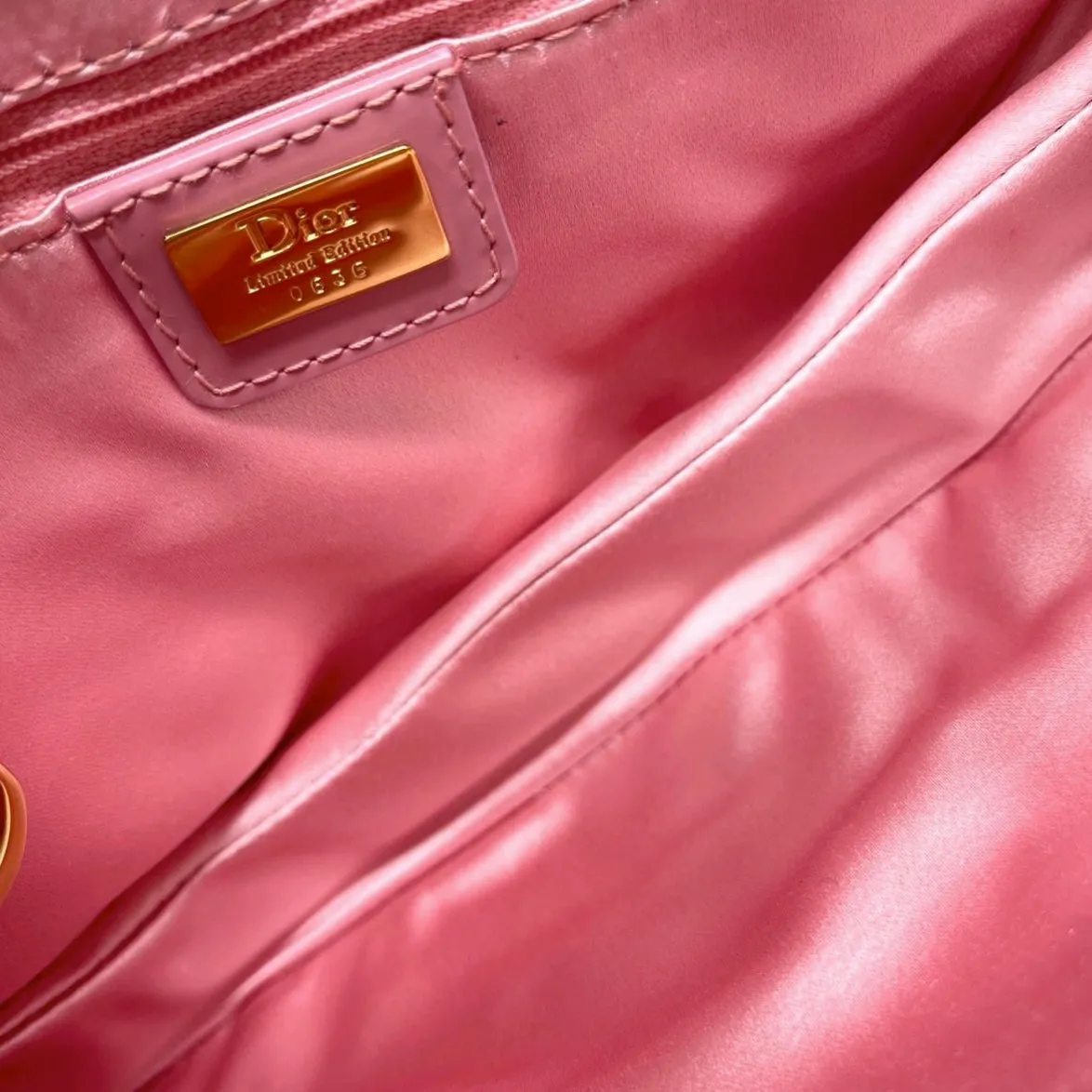 Dior Green Koi Silk Saddle Bag