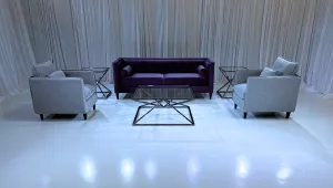 DIOR SOFA GROUPING 3 - PURPLE