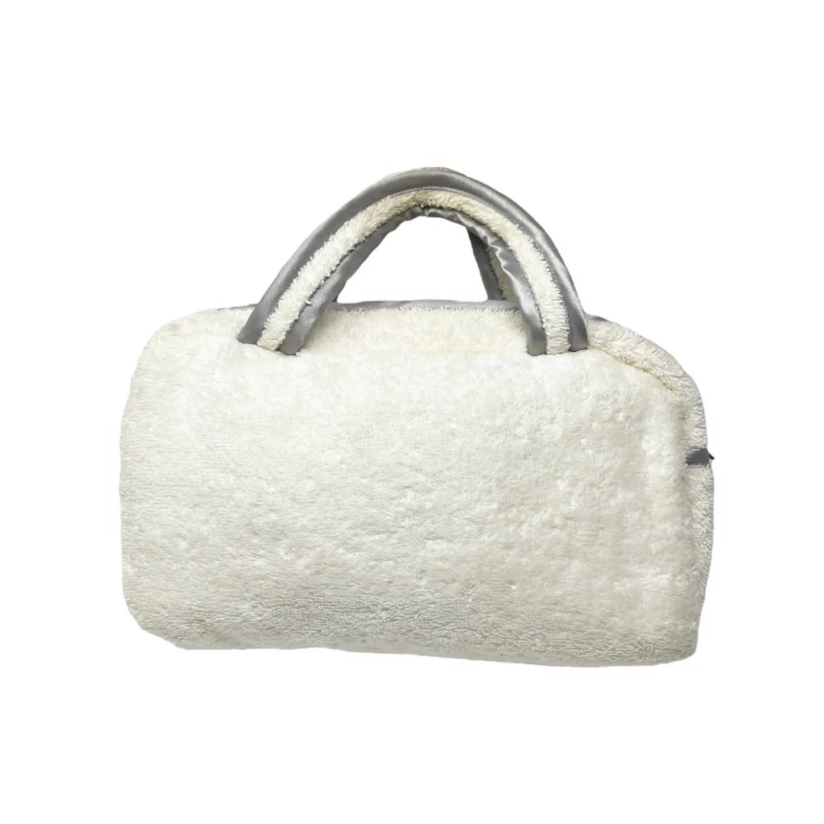 Dior White Terrycloth Star Bag