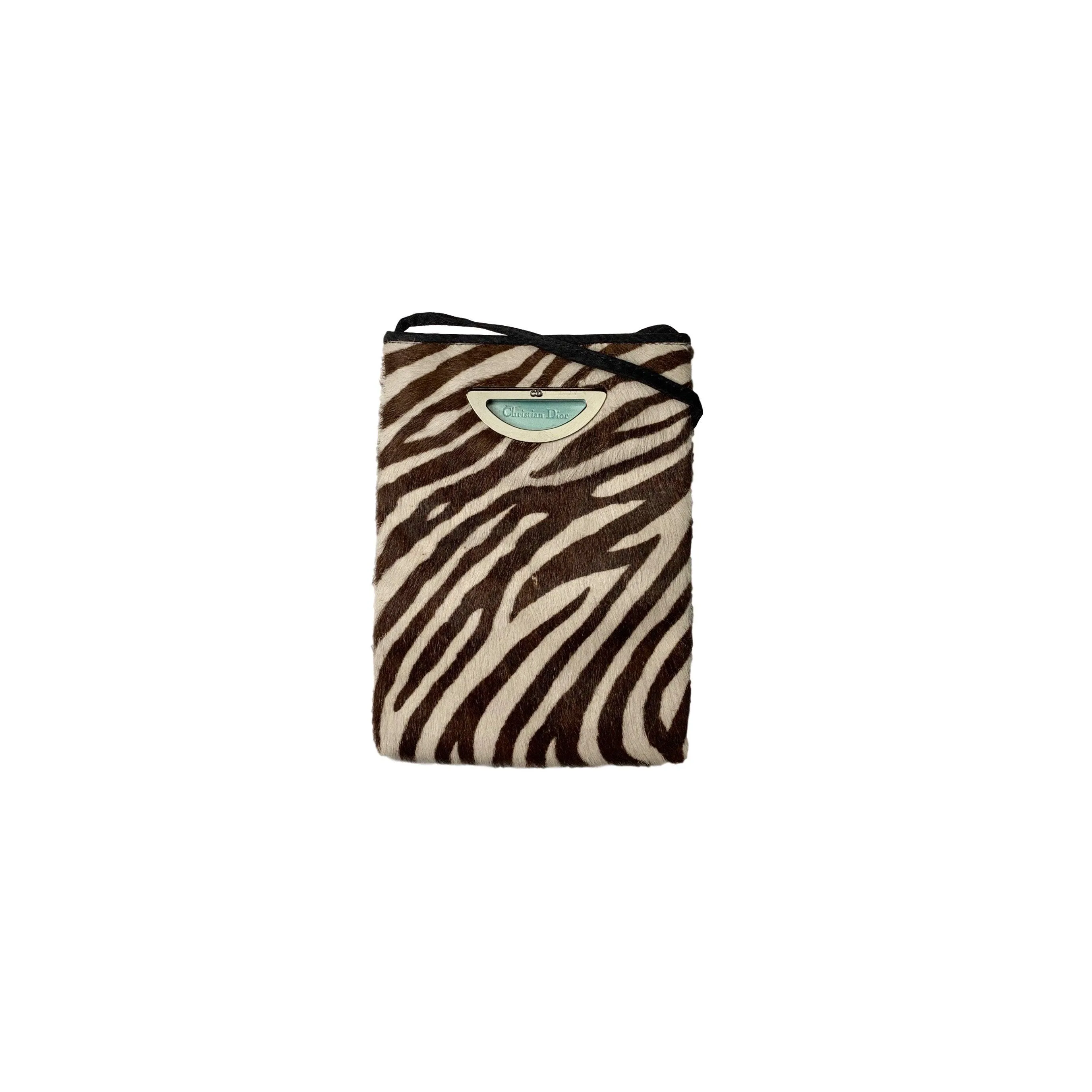 Dior Zebra Calf Hair Mini Crossbody Bag