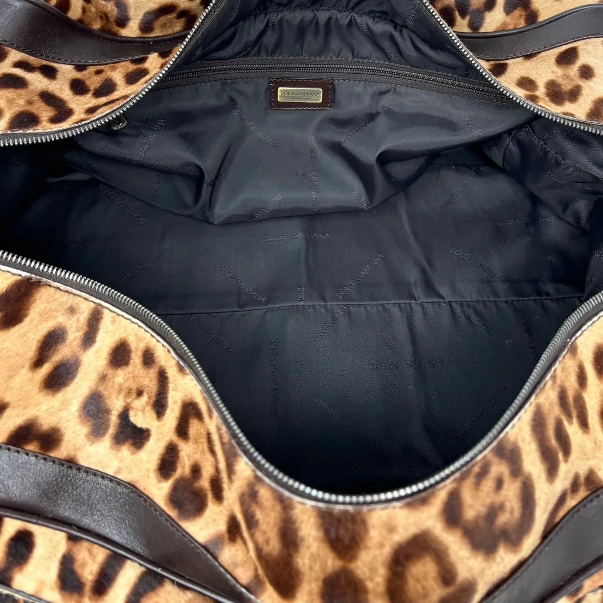 Dolce & Gabbana Cheetah Print Carry On Bag