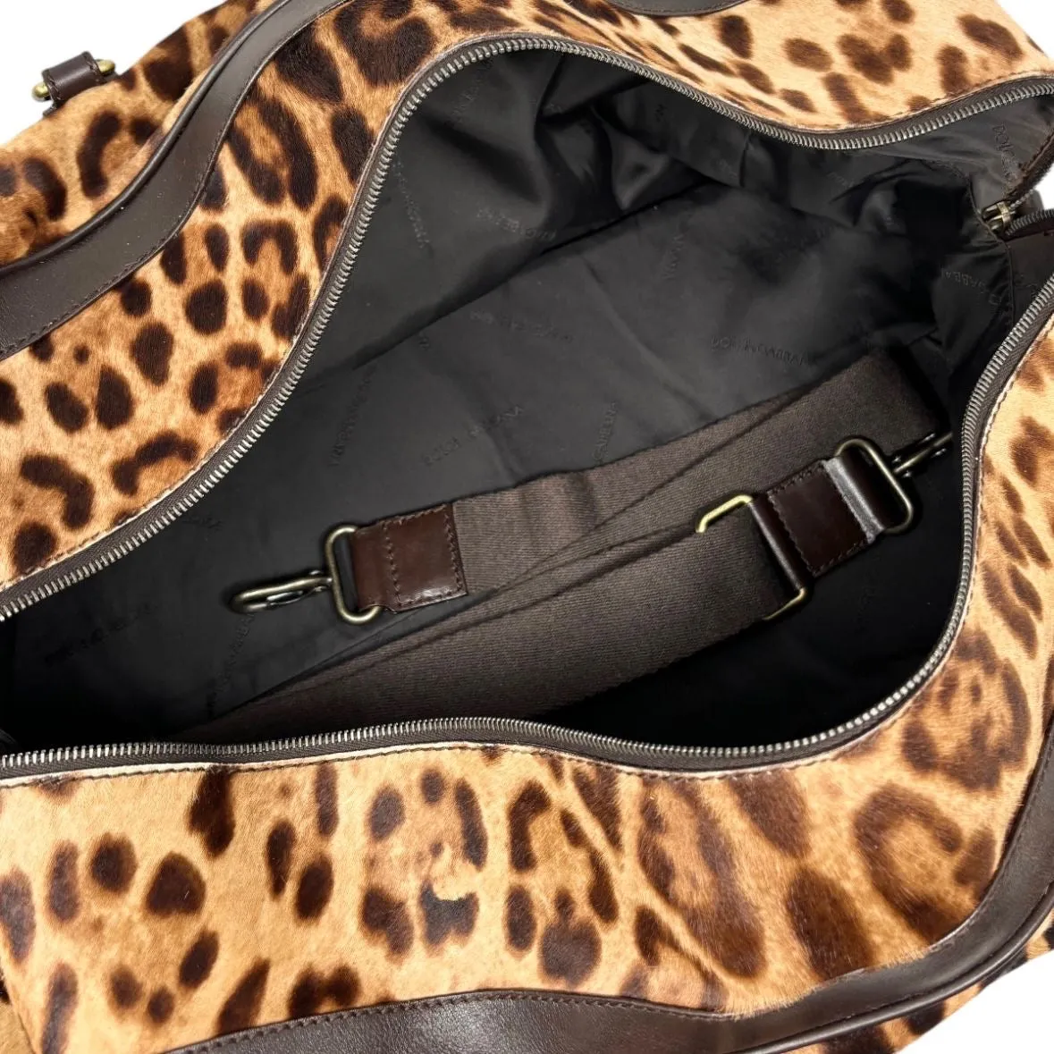 Dolce & Gabbana Cheetah Print Carry On Bag