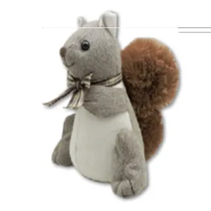 Door Stop - Plush Squirrel in Bowtie