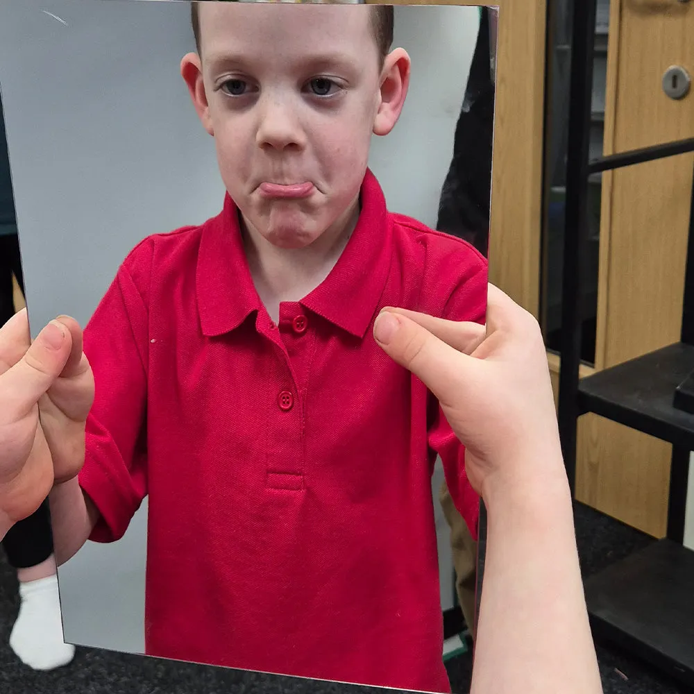 Double-sided Plastic Mirrors (Pack of 4)
