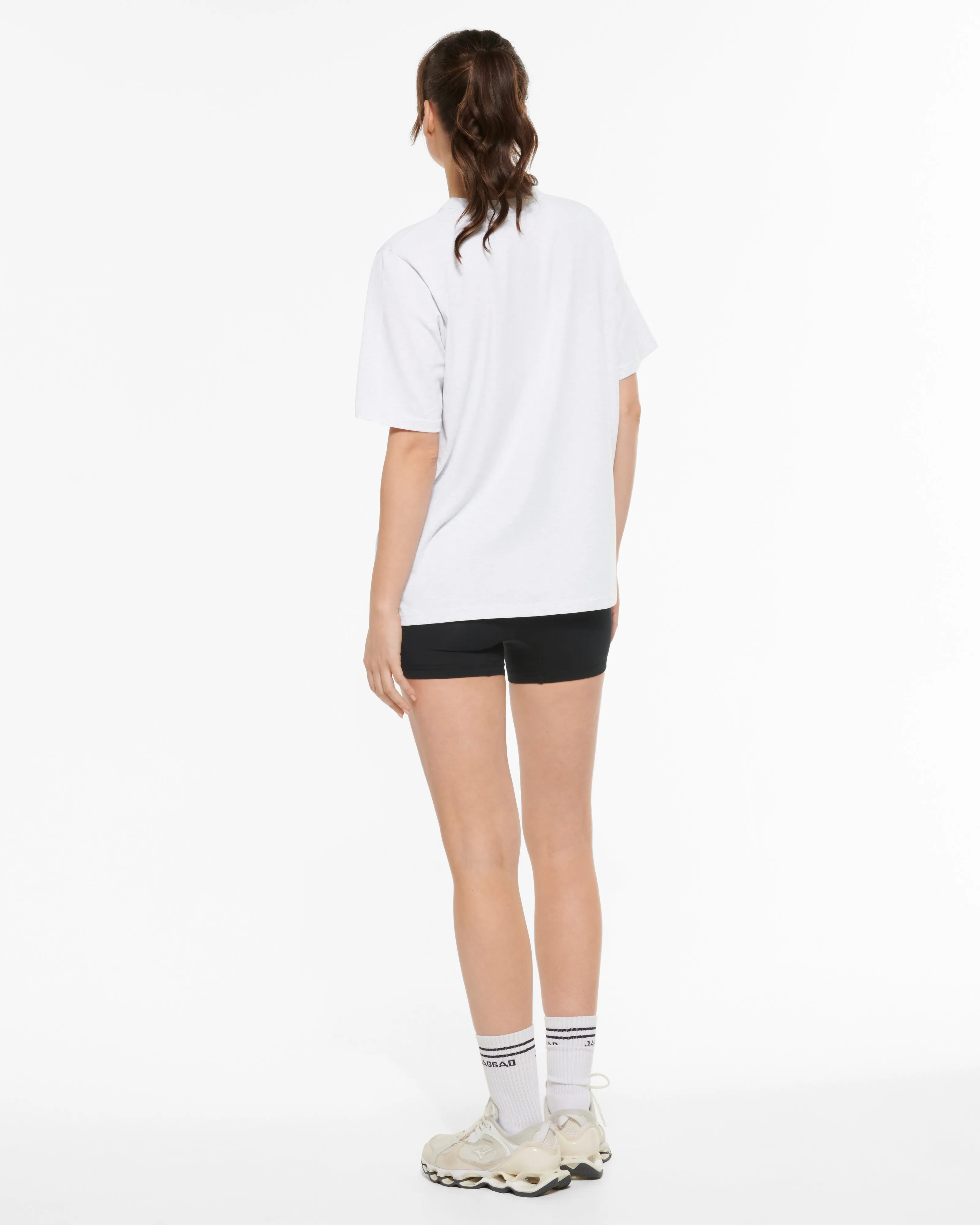 DOWNTOWN BOXY TEE WHITE